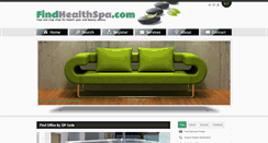 Desktop Screenshot of findhealthspa.com